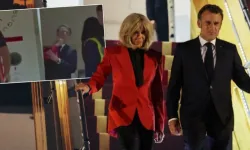 Fransa Cumhurbaşkanı Macron uçakta eşinden tokat yedi!