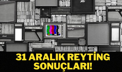 Yılbaşı ekranında kazanan hangi yapım oldu? İşte, 31 Aralık reyting sonuçları!