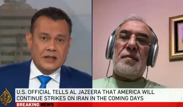 Hakan Fidan'ın yardımcısı, Al Jazeera'ye tişörtle bağlandı!