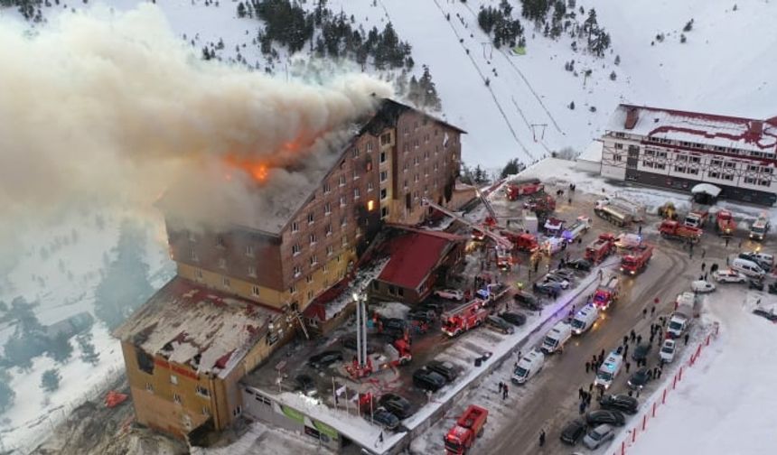 Bolu’daki Yangın Faciası: Yanan Grand Kartal Otel’den Açıklama Geldi