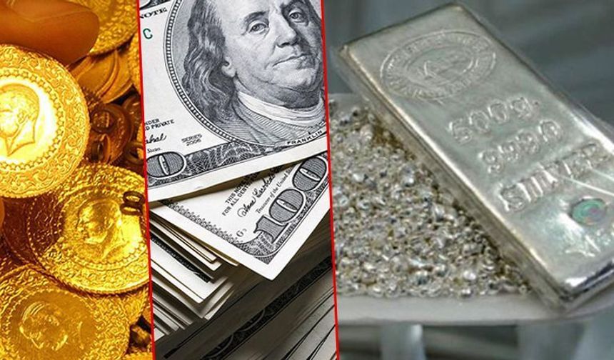Altın ve gümüş fiyatları uçuyor, dolar rekorun kıyısında!