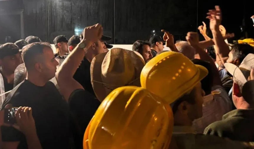 Bakanlık önündeki madenci eylemine müdahale: 100 gözaltı